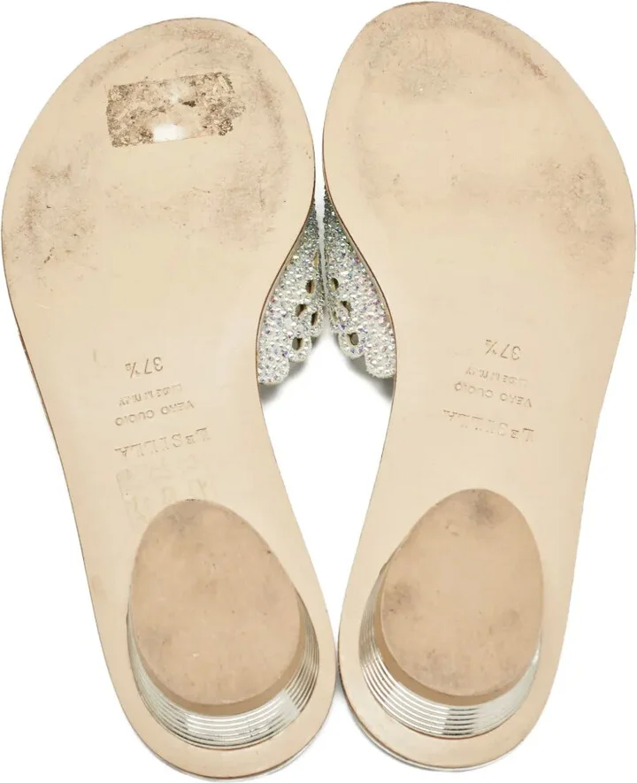 Crystal-Embellished Sandals - Image 4