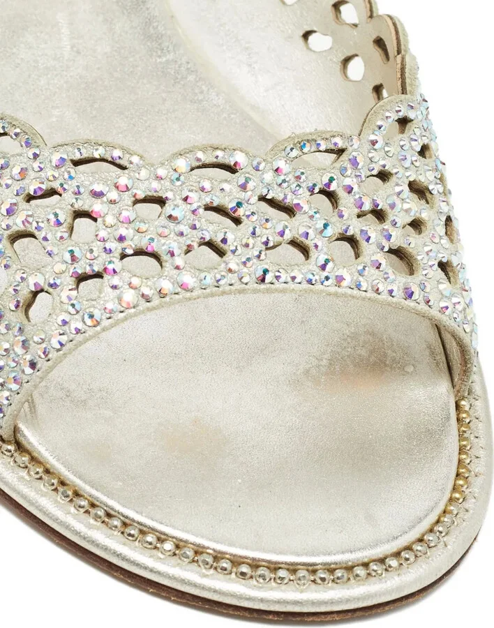 Crystal-Embellished Sandals - Image 5