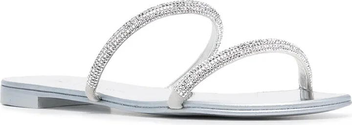 Crystal Embellished Sandals - Image 2