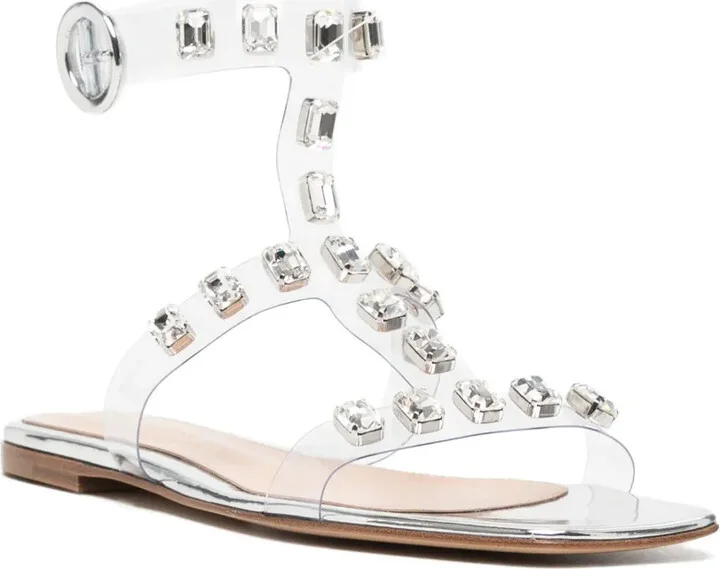 Crystal-Embellished Sandals - Image 2
