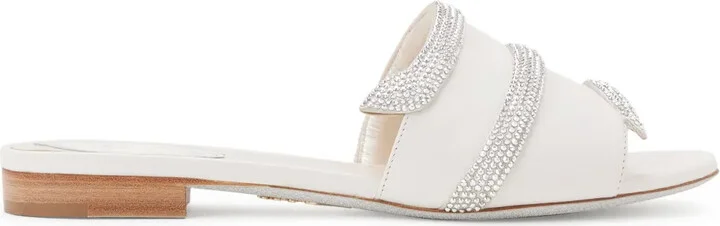 Crystal-Embellished Sandals