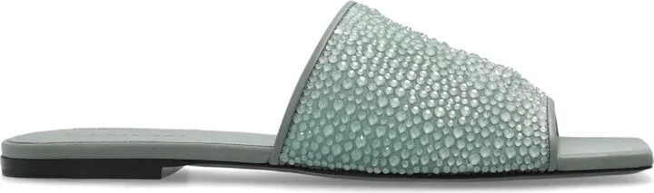 Crystal-Embellished Sandals