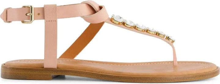 Crystal-Embellished Sandals