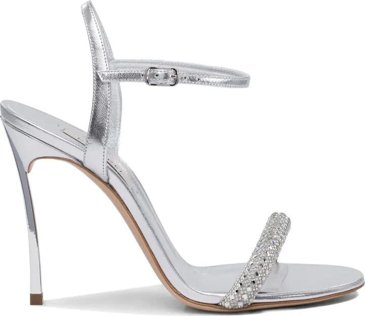 Crystal-Embellished Sandals