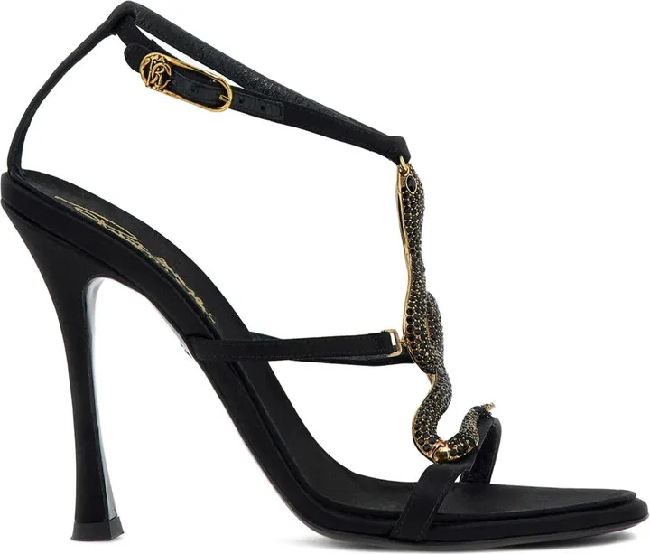 Crystal-Embellished Sandals