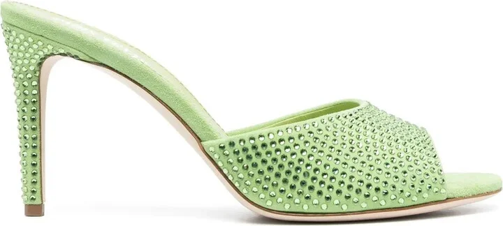 Crystal-Embellished Sandals