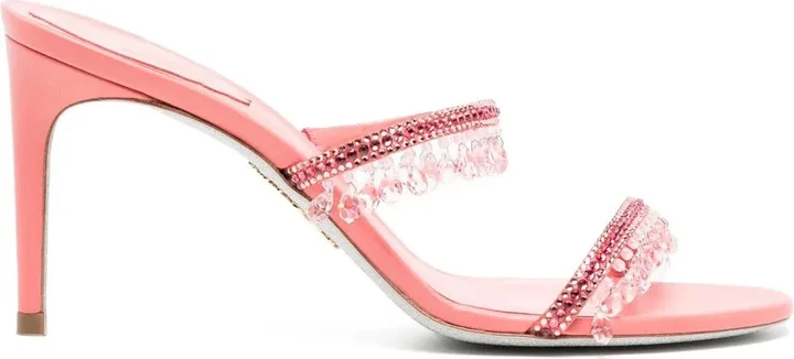 Crystal-Embellished Sandals