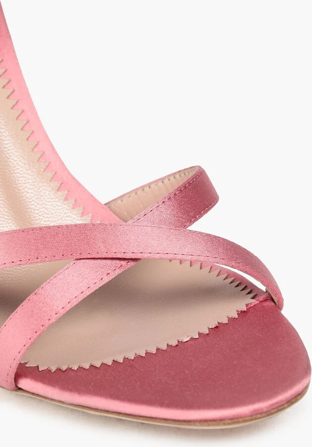 Crystal-embellished satin sandals - Image 4