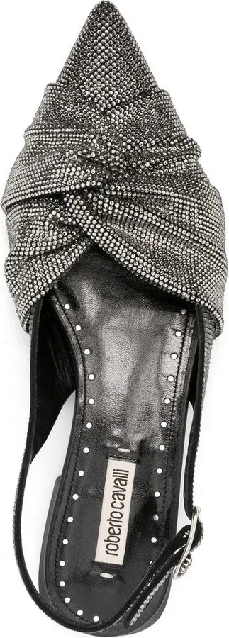 Crystal-Embellished Slingback Ballerinas - Image 4