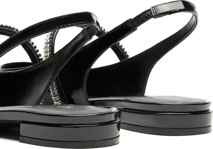 Crystal-Embellished Slingback Flats - Image 4