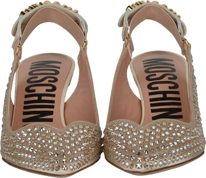 Crystal Embellished Slingback Pump - Image 6