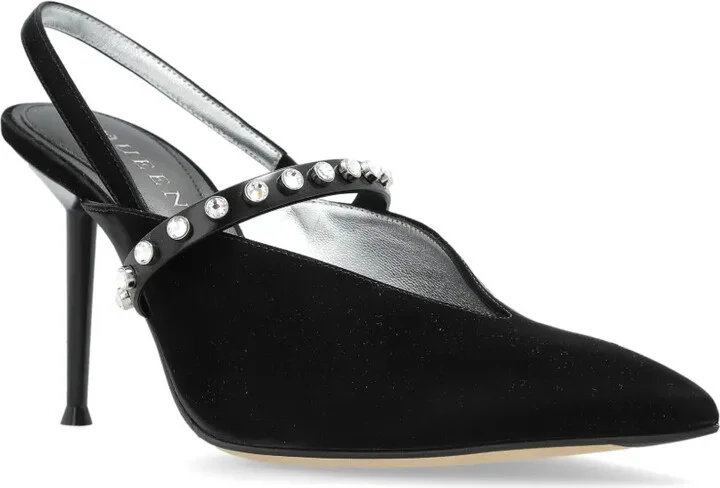 Crystal-Embellished Slingback Pumps - Image 2