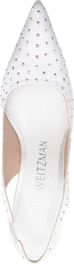 Crystal-Embellished Slingback Pumps - Image 4