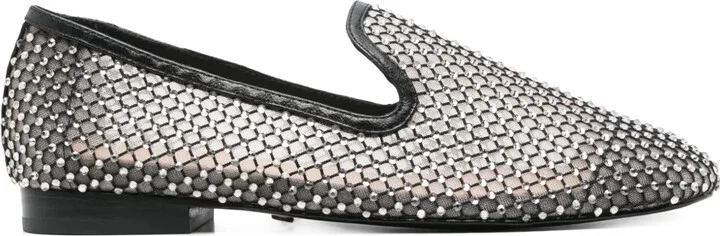 Crystal-Embellished Slippers