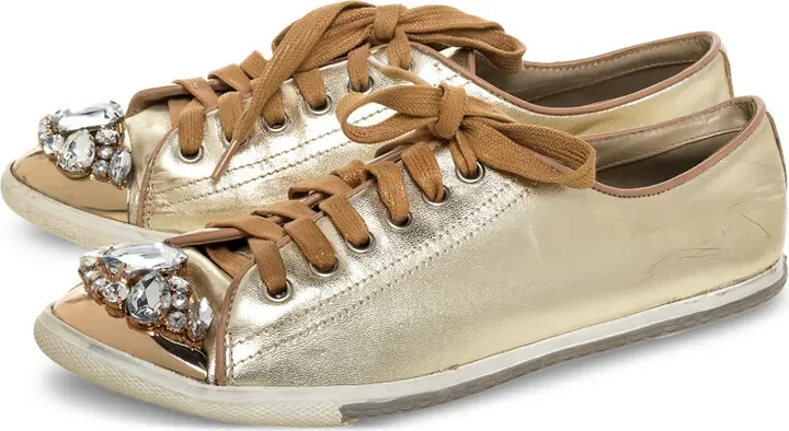 Crystal-Embellished Sneakers - Image 3