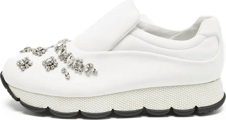 Crystal-Embellished Sneakers