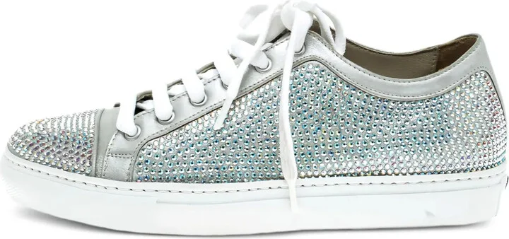Crystal-Embellished Sneakers