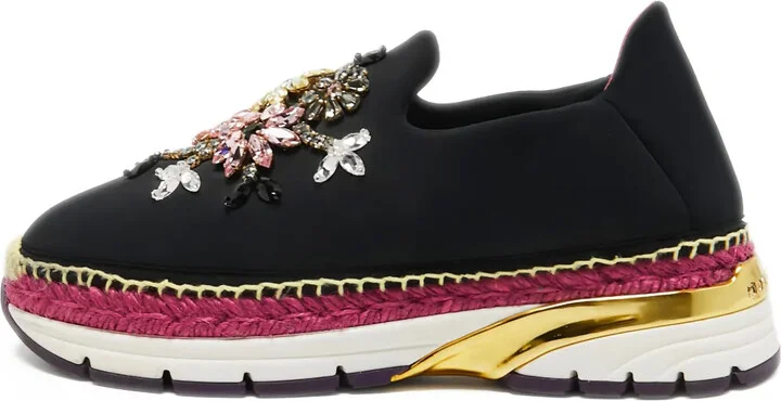 Crystal-Embellished Sneakers