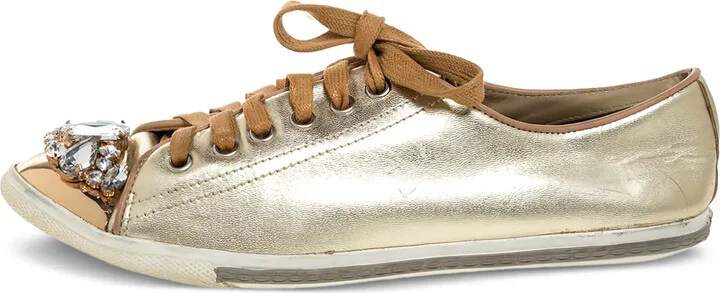 Crystal-Embellished Sneakers