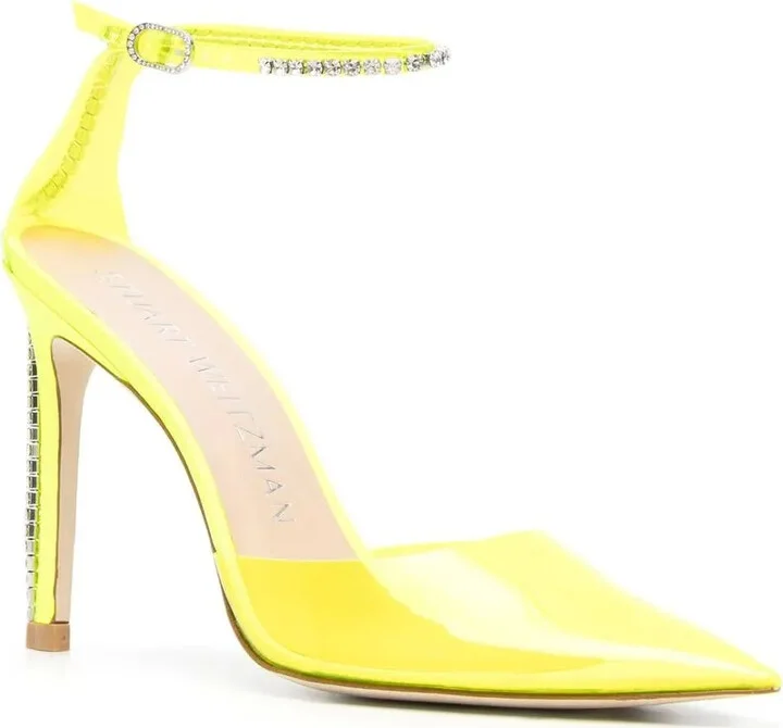 Crystal-Embellished Stiletto Pumps - Image 2