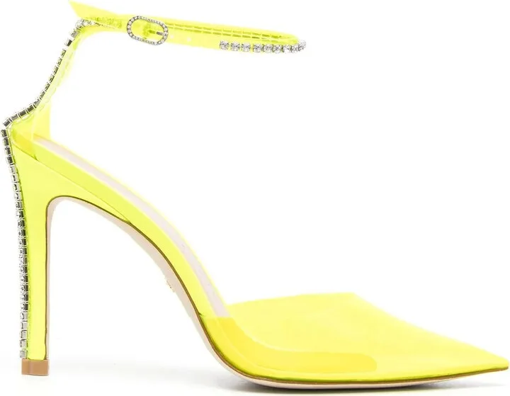 Crystal-Embellished Stiletto Pumps