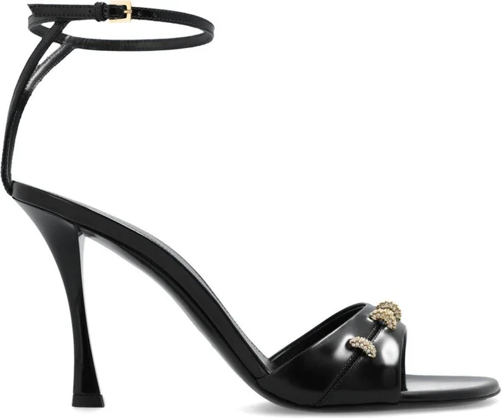Crystal-embellished Stitch Sandals