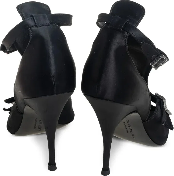 Crystal-Embellished Strappy Heels - Image 4
