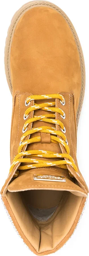 Crystal-Embellished Suede Boots - Image 4