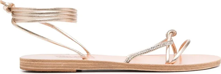 crystal-embellished Treli sandals