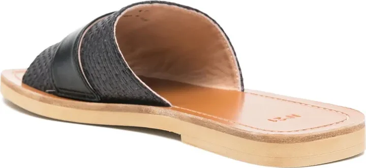Crystal-Embellished Woven Slides - Image 3