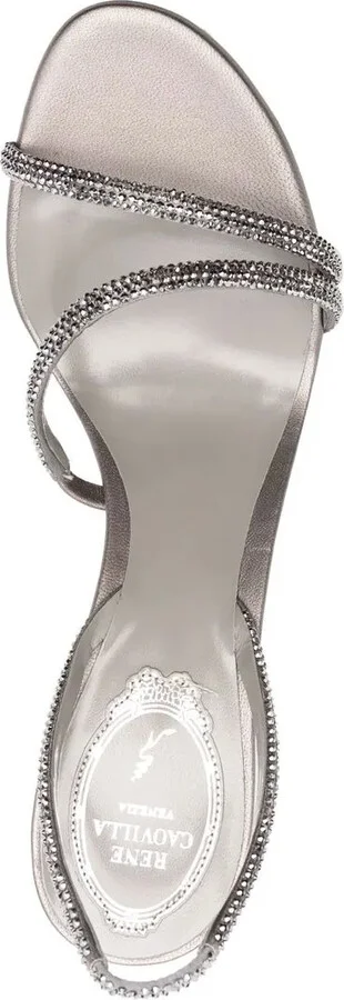 Crystal-Embellishment 88mm Sandals - Image 4