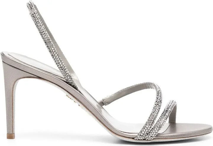 Crystal-Embellishment 88mm Sandals