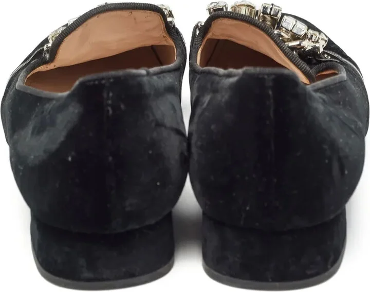Crystal-Embellishment Ballet Flats - Image 4