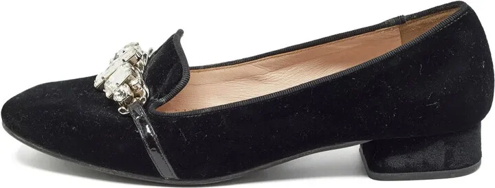 Crystal-Embellishment Ballet Flats