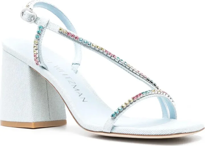 Crystal-Embellishment Open-Toe Sandals - Image 2