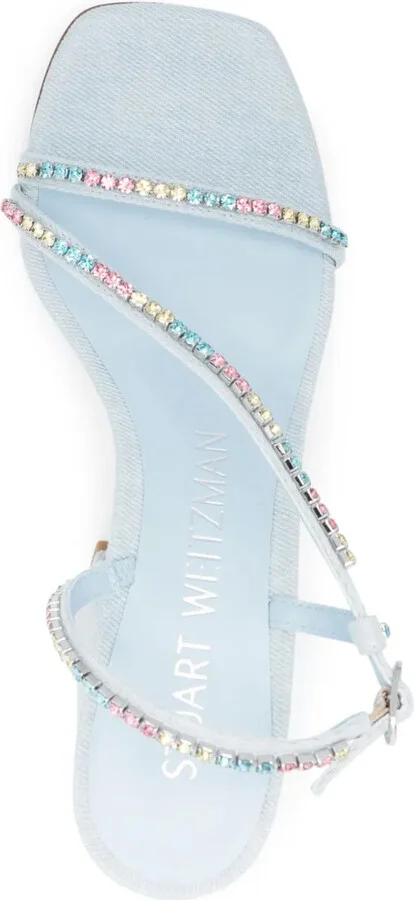 Crystal-Embellishment Open-Toe Sandals - Image 4