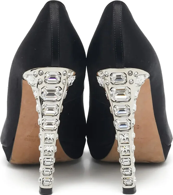 Crystal-Embellishment Platform Pumps - Image 3
