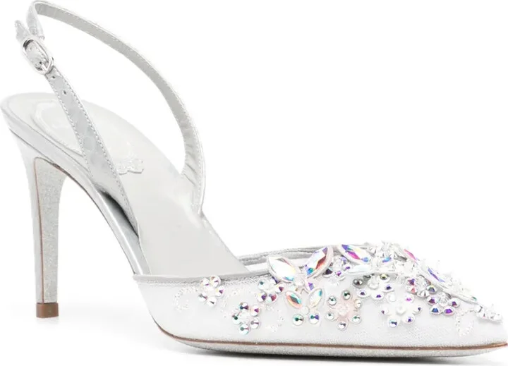 Crystal Embellishment Pumps - Image 2