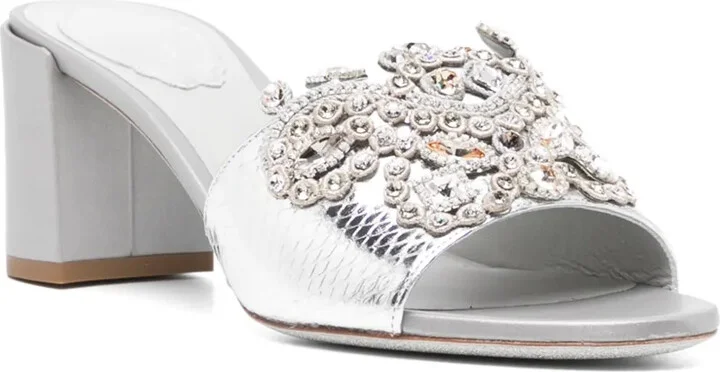 Crystal Embellishment Sandals - Image 2