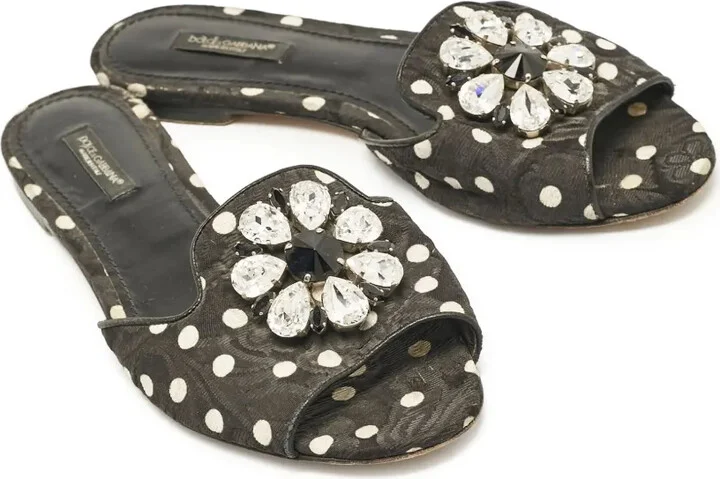 Crystal-Embellishment Sandals - Image 2