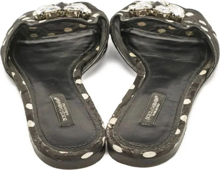 Crystal-Embellishment Sandals - Image 3