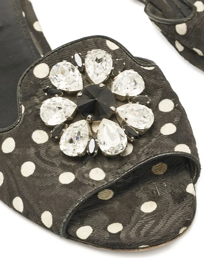 Crystal-Embellishment Sandals - Image 5