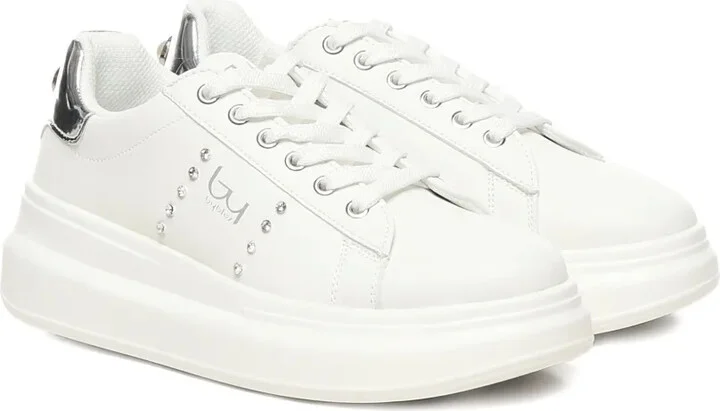 Crystal-Embellishment Sneakers - Image 2