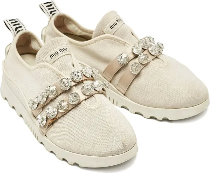 Crystal-Embellishment Sneakers - Image 3