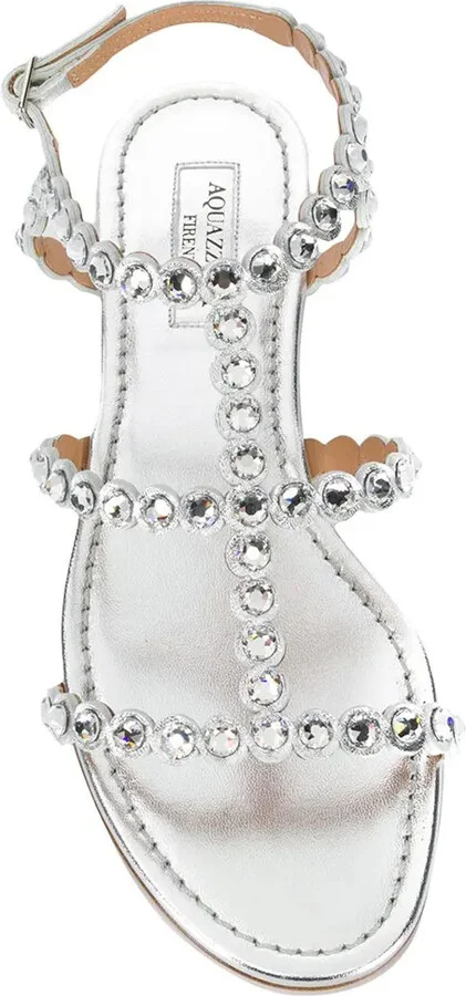 Crystal Flat Sandals - Image 4
