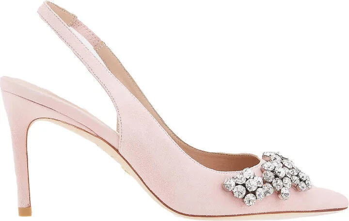 Crystal Fleur 85 Pumps