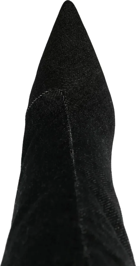 Crystal Fringe 100mm knee-high boots - Image 4