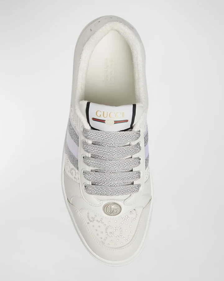 Crystal GG Web Low-Top Sneakers - Image 5