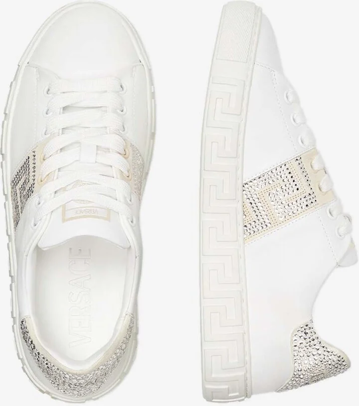 Crystal Greca Low-Top Sneakers - Image 2