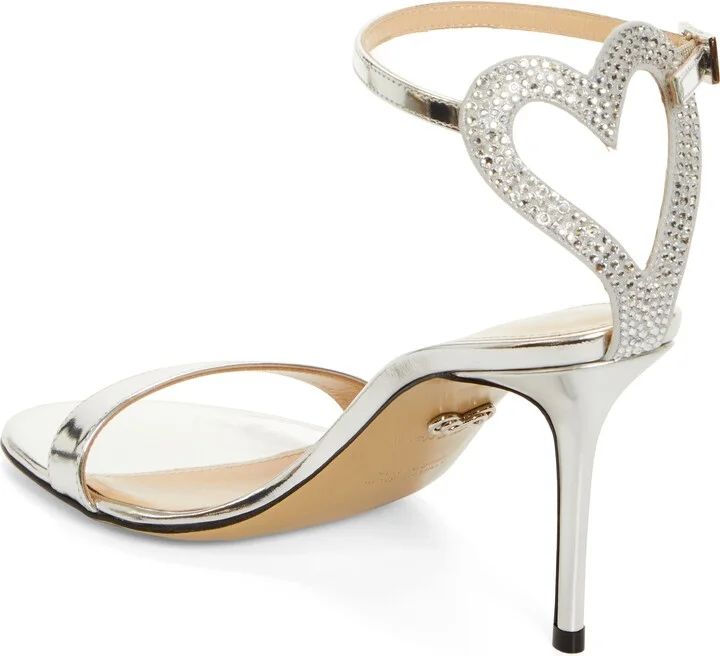 Crystal Heart Ankle Strap Sandal - Image 2